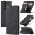 CaseMe Samsung Galaxy S26 Wallet Magnetic Suede Leather Case Black