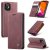 CaseMe iPhone 12 Mini Wallet Kickstand Magnetic Flip Case Red