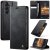 CaseMe Samsung Galaxy S26 Plus Magnetic Wallet Case with RFID Blocking Black