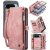 CaseMe Google Pixel 9 Pro XL Wallet Magnetic Case with Wrist Strap Pink