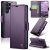 CaseMe Samsung Galaxy S26 Ultra Wallet RFID Blocking Magnetic Buckle Case Purple