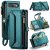 CaseMe Google Pixel 9/9 Pro Wallet RFID Blocking Crossbody Case Support Wireless Charging Green