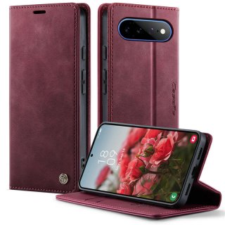 CaseMe Google Pixel 11 Pro XL Magnetic Wallet Case with RFID Blocking Red