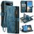 CaseMe Google Pixel 11/Pixel 11 Pro Wallet Case with Zipper Pocket & Wireless Charging Blue