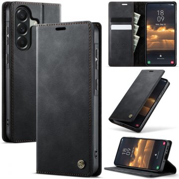CaseMe Samsung Galaxy A37 Magnetic Wallet Case with RFID Blocking Black