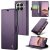 CaseMe Xiaomi 15T Pro Wallet RFID Blocking Magnetic Buckle Case Purple