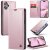 CaseMe iPhone 16 Luxury Wallet Magnetic Case Pink