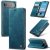 CaseMe iPhone Air Wallet Magnetic Suede Leather Case Blue