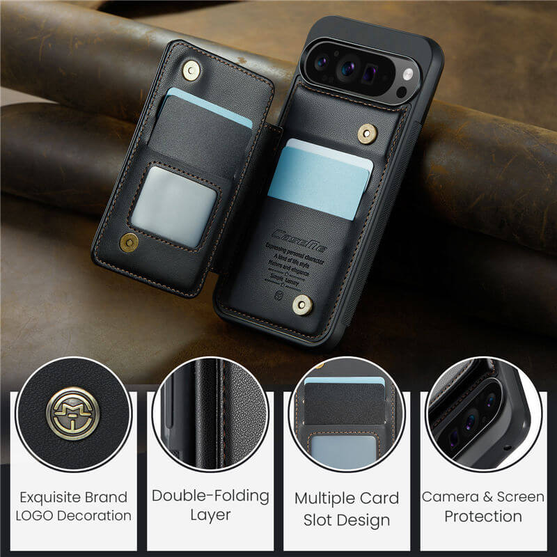 CaseMe Google Pixel 9、Pixel 9 Pro Wallet Case