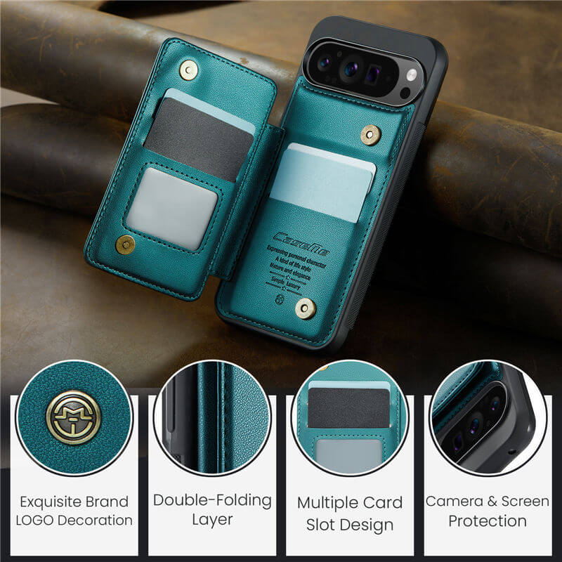 CaseMe Google Pixel 9、Pixel 9 Pro Wallet Case