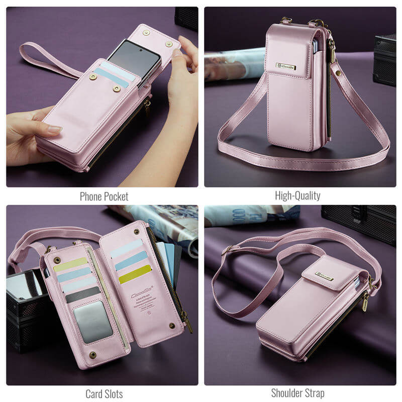 CaseMe Samsung Galaxy Z Fold6 Wallet RFID Blocking Crossbody Bag