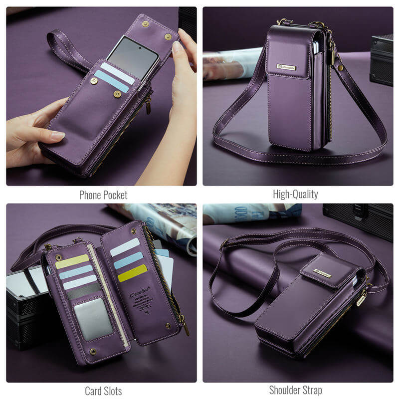 CaseMe Samsung Galaxy Z Fold6 Wallet RFID Blocking Crossbody Bag