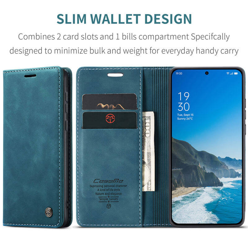 CaseMe OnePlus 13 Wallet Suede Leather Case