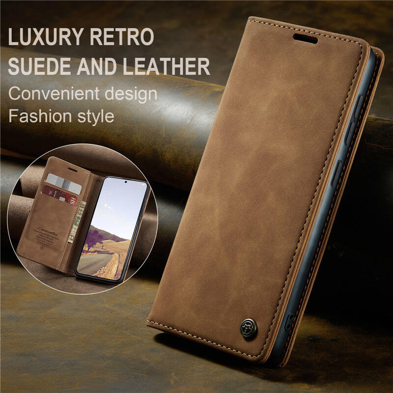 CaseMe OnePlus 13 Wallet Suede Leather Case