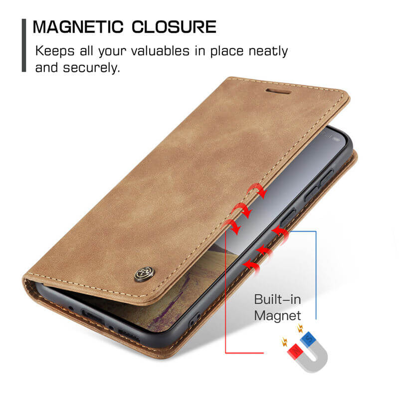 CaseMe OnePlus 13 Wallet Suede Leather Case