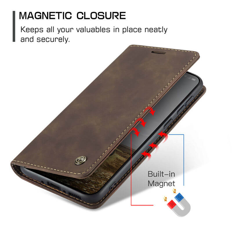 CaseMe OnePlus 13 Wallet Suede Leather Case