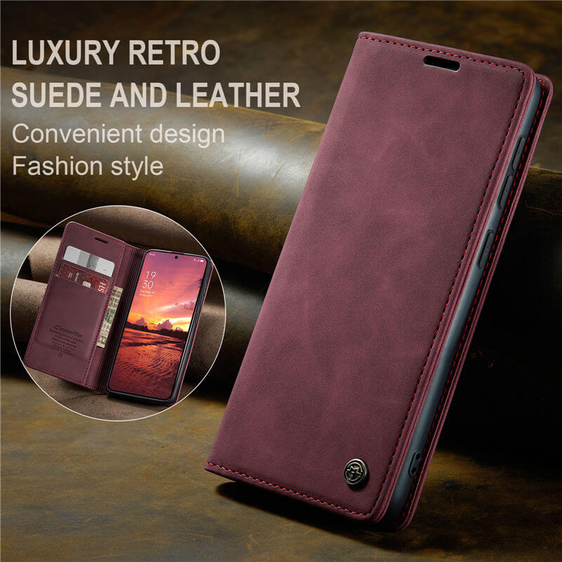 CaseMe OnePlus 13 Wallet Suede Leather Case