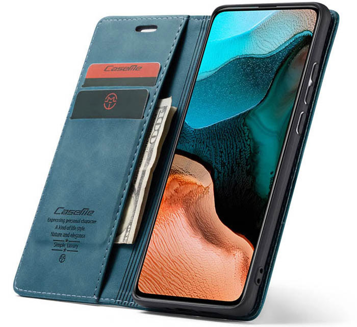 CaseMe Xiaomi Redmi K30 Pro Wallet Kickstand Magnetic Flip Leather Case