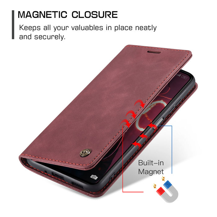 CaseMe Xiaomi POCO X5 Pro 5G Wallet Retro Suede Leather Case