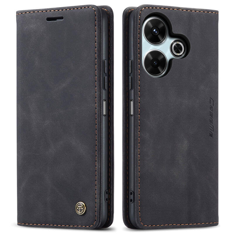 CaseMe Xiaomi Redmi 13 Wallet Suede Leather Case