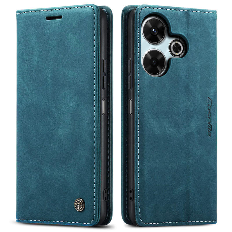 CaseMe Xiaomi Redmi 13 Wallet Suede Leather Case