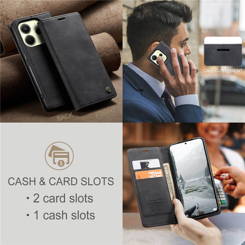 CaseMe Xiaomi Redmi Note 14 4G Wallet Case