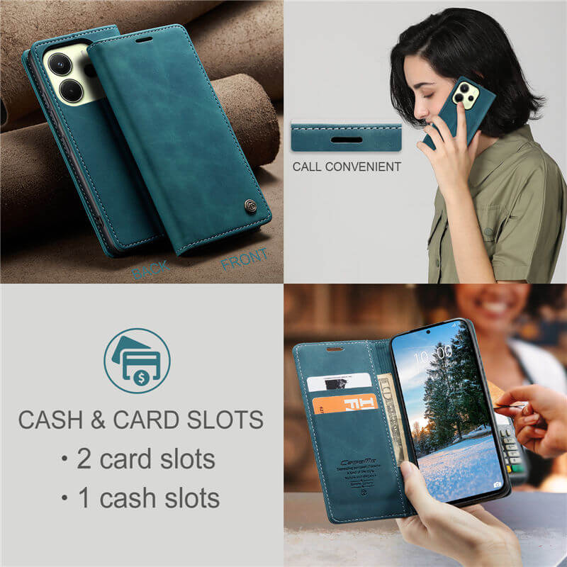 CaseMe Xiaomi Redmi Note 14 4G Wallet Case