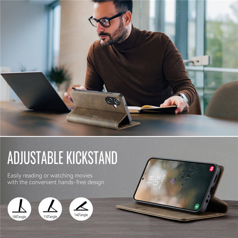 CaseMe Samsung Galaxy A07 4G/A06 4G/5G Magnetic Wallet Case with RFID Blocking