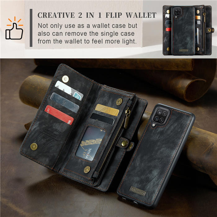 CaseMe Samsung Galaxy A12 5G Wallet Case with Wrist Strap