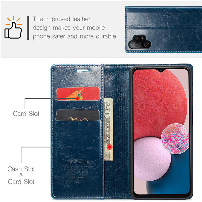 CaseMe Samsung Galaxy A13 5G Wallet Kickstand Magnetic Flip Case