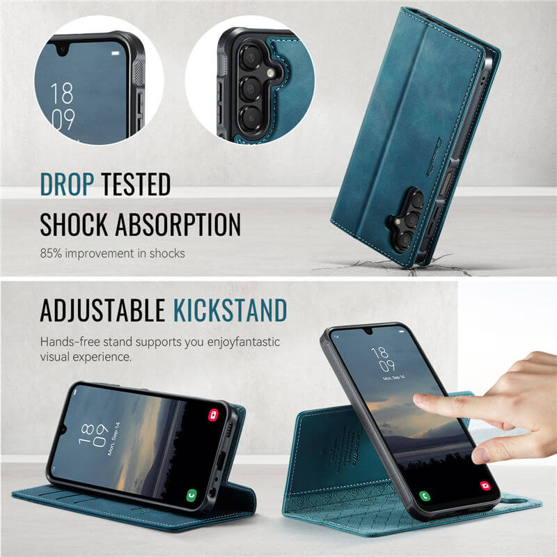 CaseMe Samsung Galaxy A15 2-in-1 Magnetic Wallet Case