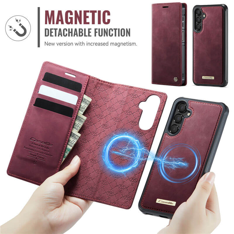 CaseMe Samsung Galaxy A15 2-in-1 Magnetic Wallet Case