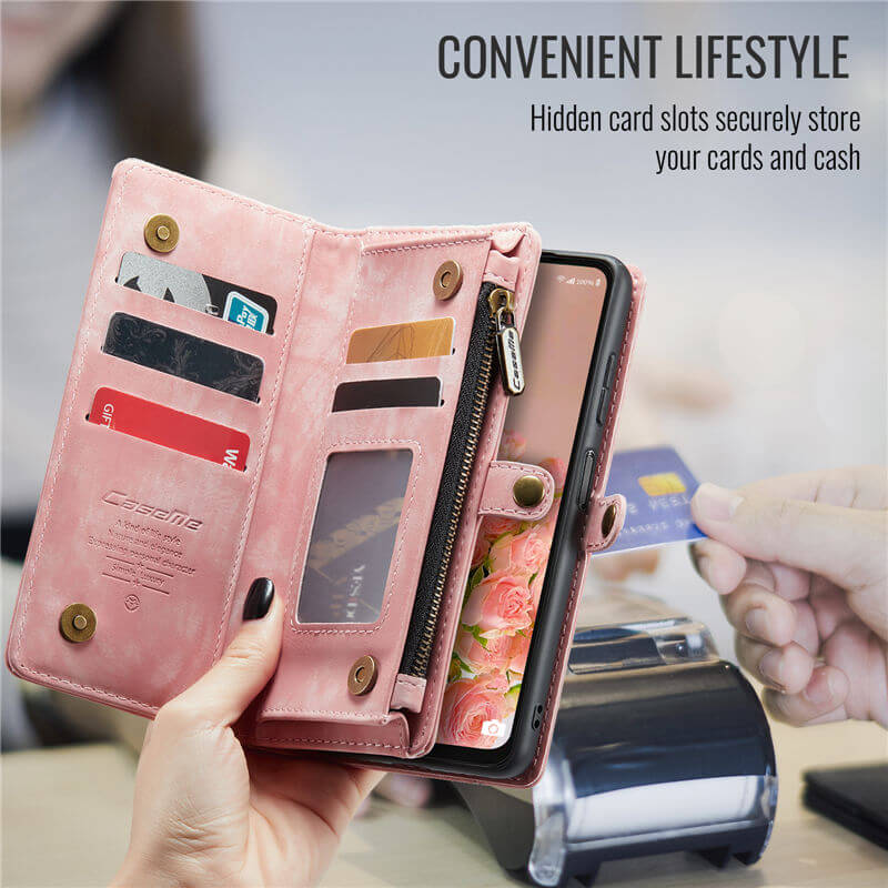 CaseMe Samsung Galaxy A16 5G Wallet Case with Wrist Strap