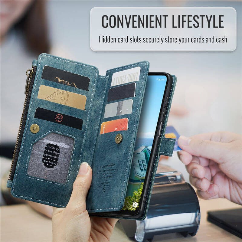 CaseMe Samsung Galaxy A16 5G Wallet RFID Blocking Crossbody Phone Case