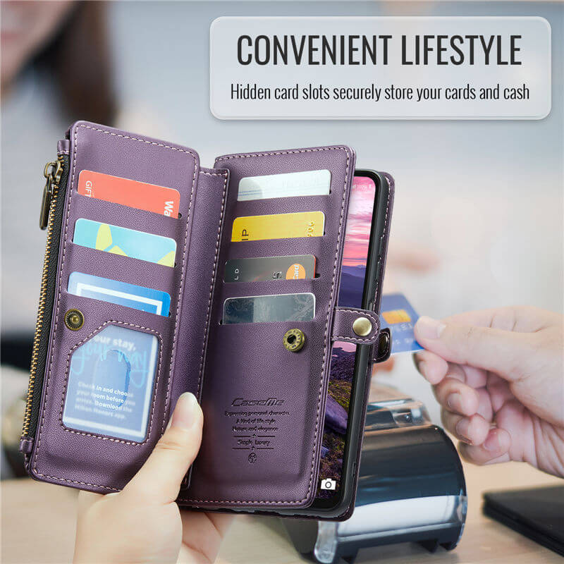 CaseMe Samsung Galaxy A16 5G Wallet RFID Blocking Crossbody Phone Case