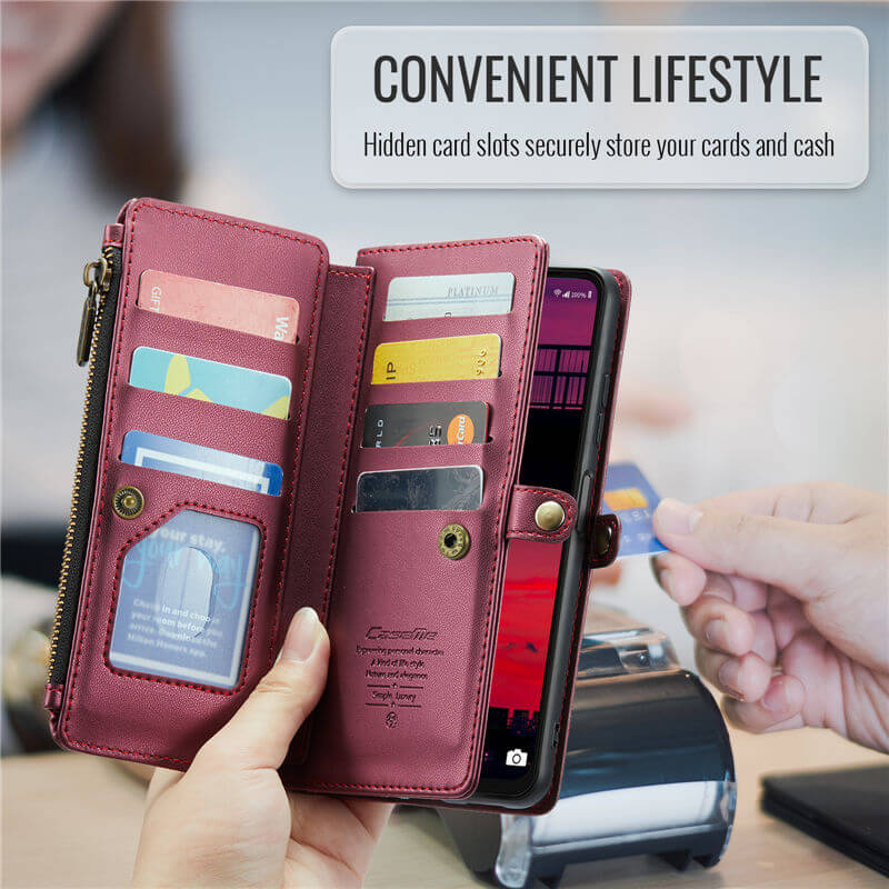 CaseMe Samsung Galaxy A16 5G Wallet RFID Blocking Crossbody Phone Case