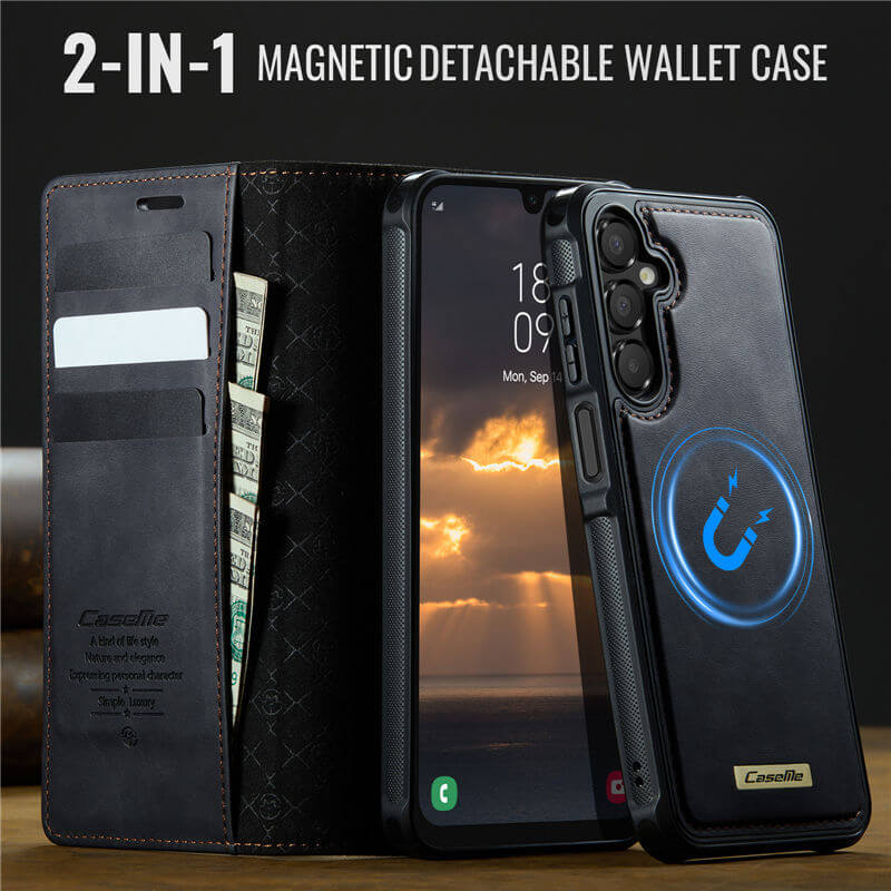 CaseMe Samsung Galaxy A16 5G 2-in-1 Magnetic Wallet Case
