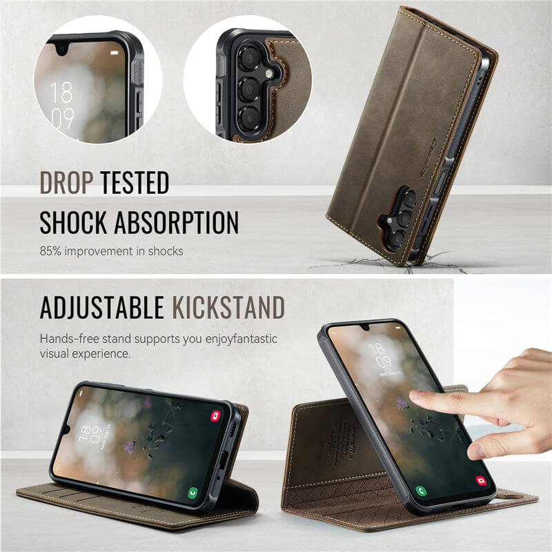 CaseMe Samsung Galaxy A16 5G 2-in-1 Magnetic Wallet Case