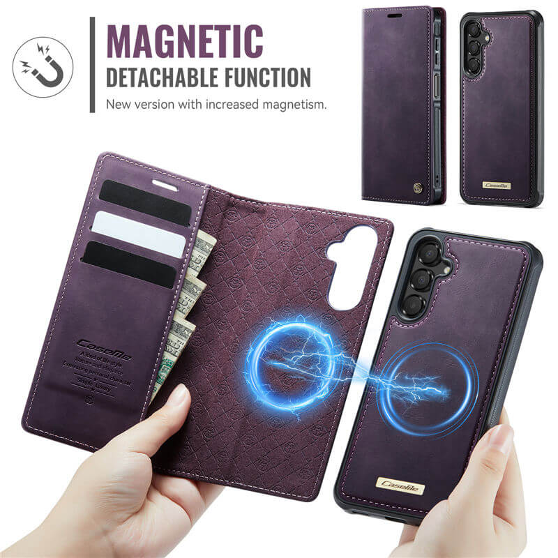 CaseMe Samsung Galaxy A16 5G 2-in-1 Magnetic Wallet Case