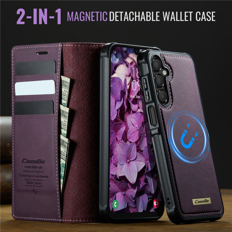 CaseMe Samsung Galaxy A16 5G 2-in-1 Magnetic Wallet Case