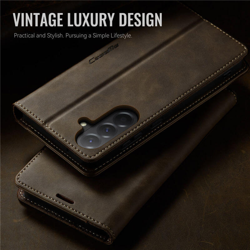 CaseMe Samsung Galaxy A17 Magnetic Wallet Case with RFID Blocking