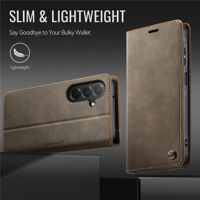 CaseMe Samsung Galaxy A17 Magnetic Wallet Case with RFID Blocking