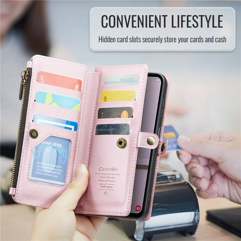 CaseMe Samsung Galaxy A17 Wallet RFID Blocking Crossbody Phone Case