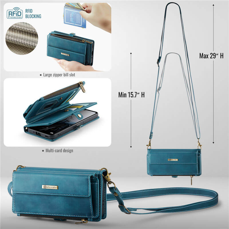 CaseMe Samsung Galaxy A17 Crossbody Wallet Case