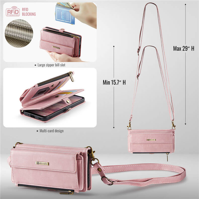 CaseMe Samsung Galaxy A17 Crossbody Wallet Case