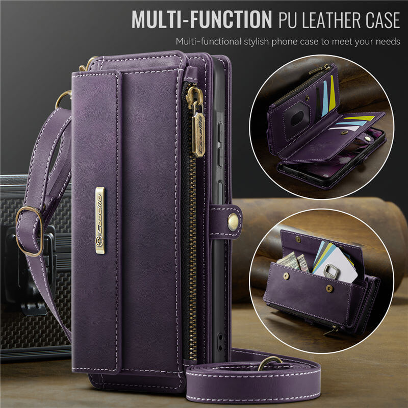 CaseMe Samsung Galaxy A17 Crossbody Wallet Case