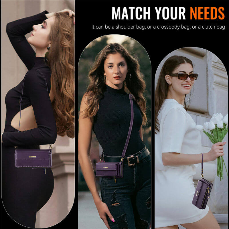 CaseMe Samsung Galaxy A17 Crossbody Wallet Case