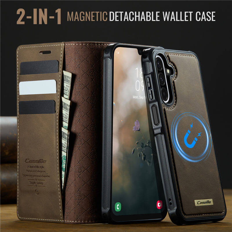 CaseMe Samsung Galaxy A17 2-in-1 Magnetic Wallet Case