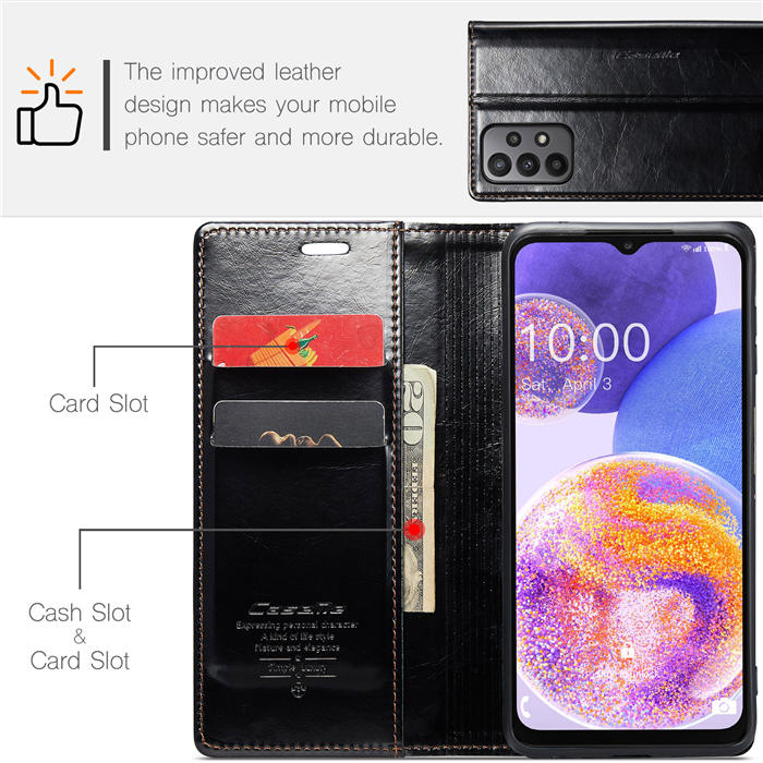 CaseMe Samsung Galaxy A23 Wallet Kickstand Magnetic Flip Case