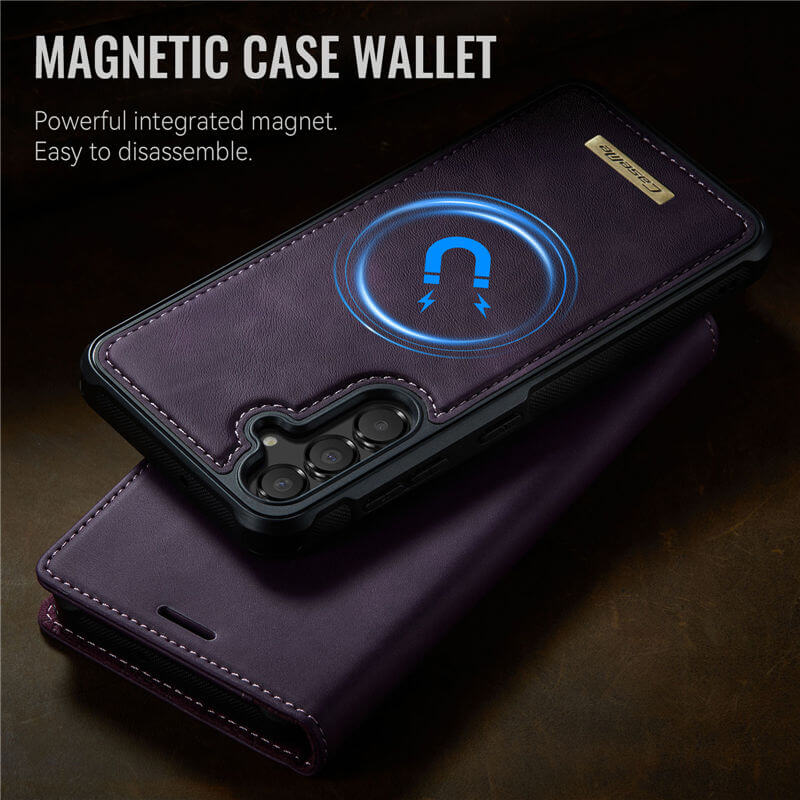 CaseMe Samsung Galaxy A55 2-in-1 Magnetic Wallet Case